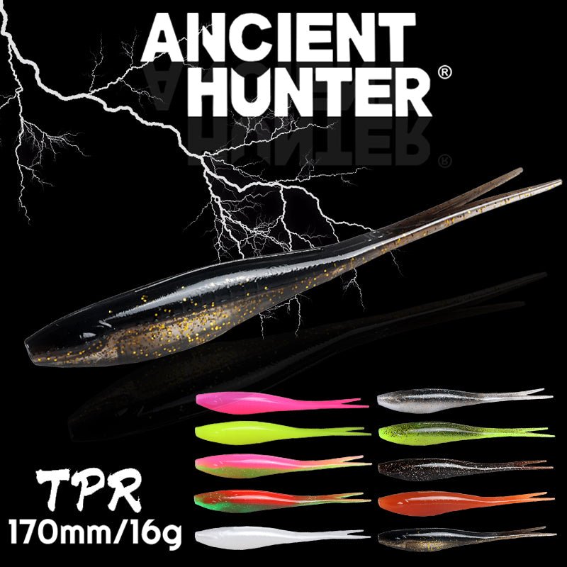 Ancient Hunter Magnum TPR Soft Jerkbait fishing lure – Ancient